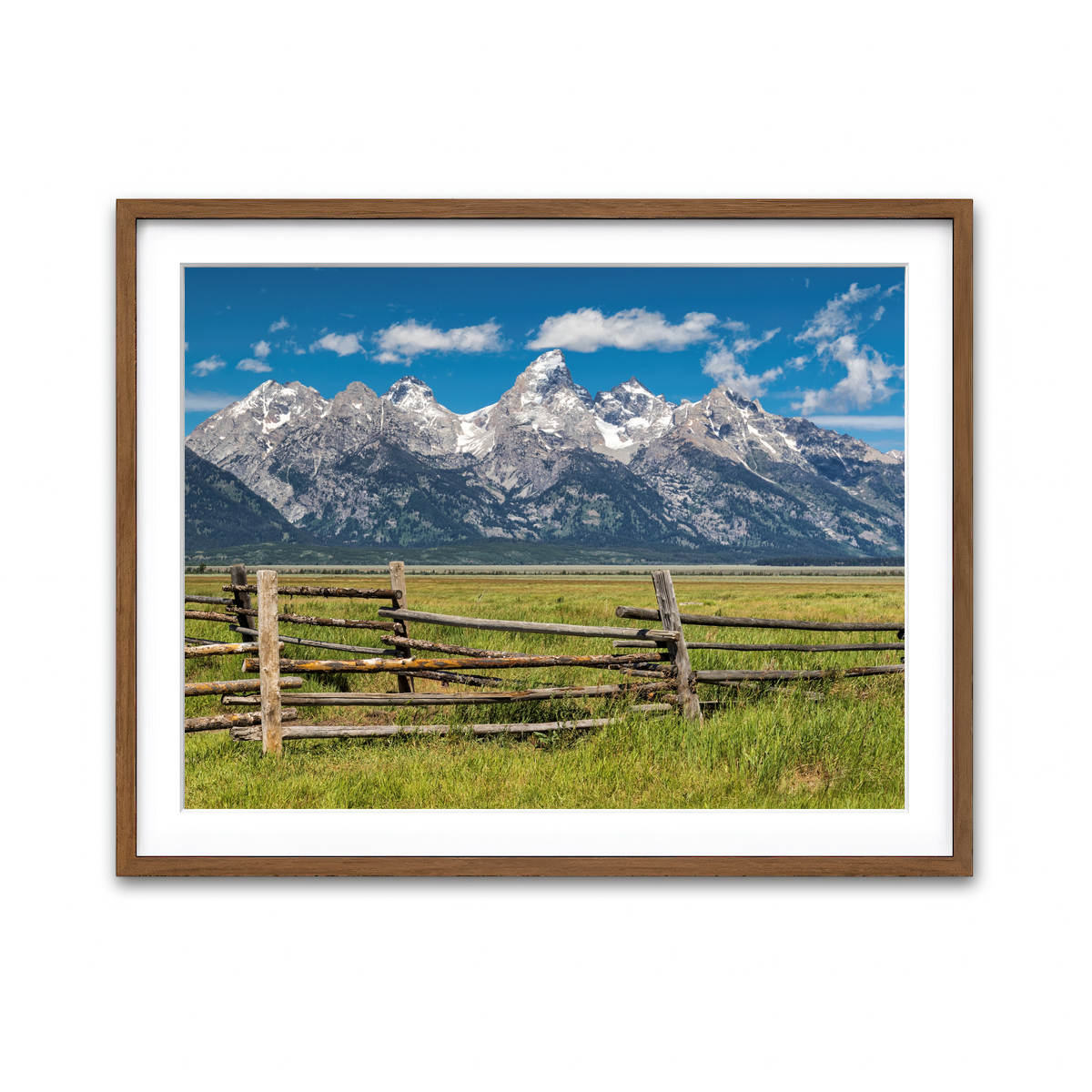 Framed Print 4x3 Walnut