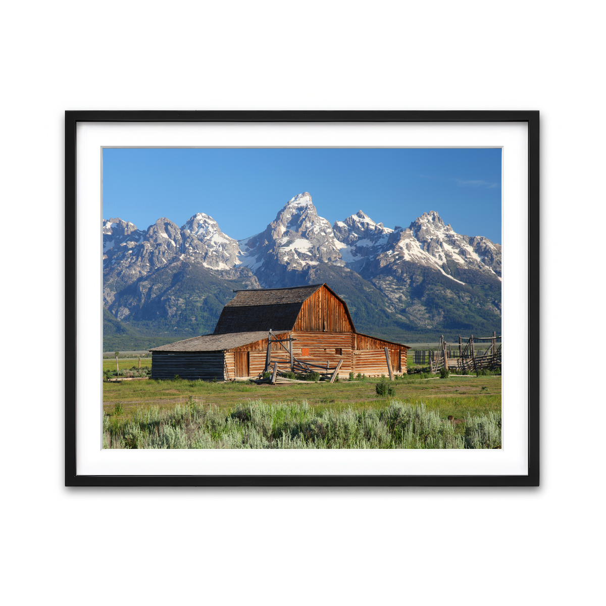 Framed Print 4x3 Black