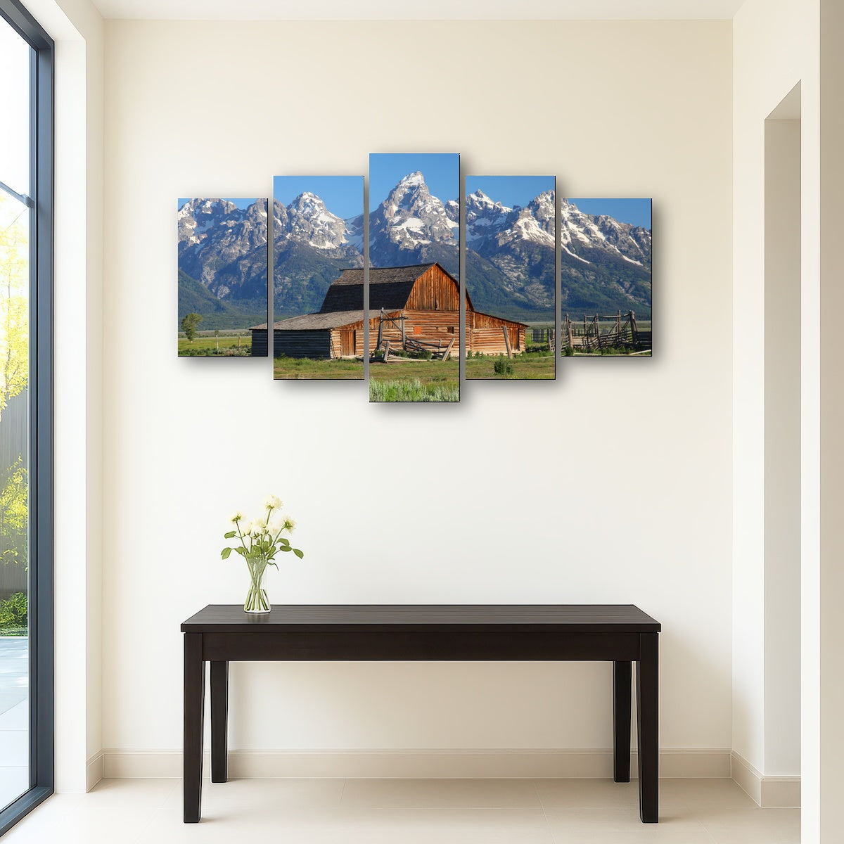 AUTO-MOCKUP ROOM | Grand Tetons and old barn