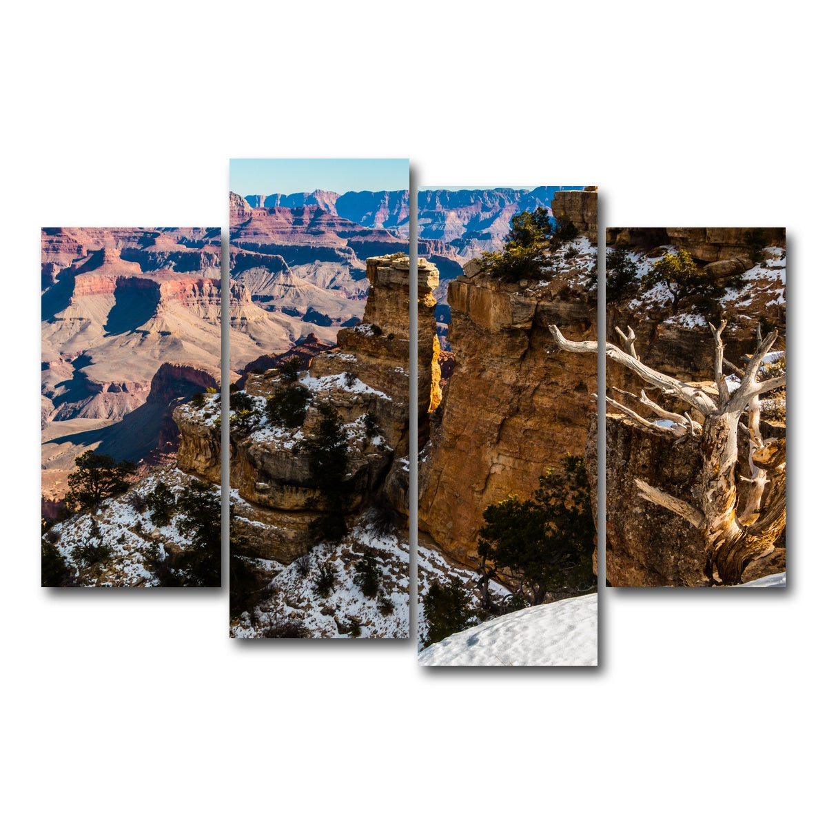 AUTO-MOCKUP WHITE | Grandview Point Canvas | 4 Piece | Gallery Wrap Canvas | group=4_short