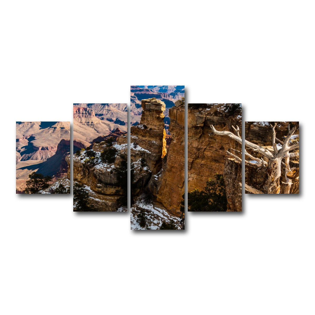 AUTO-MOCKUP WHITE | Grandview Point Canvas | 5 Piece | Gallery Wrap Canvas | group=5_short