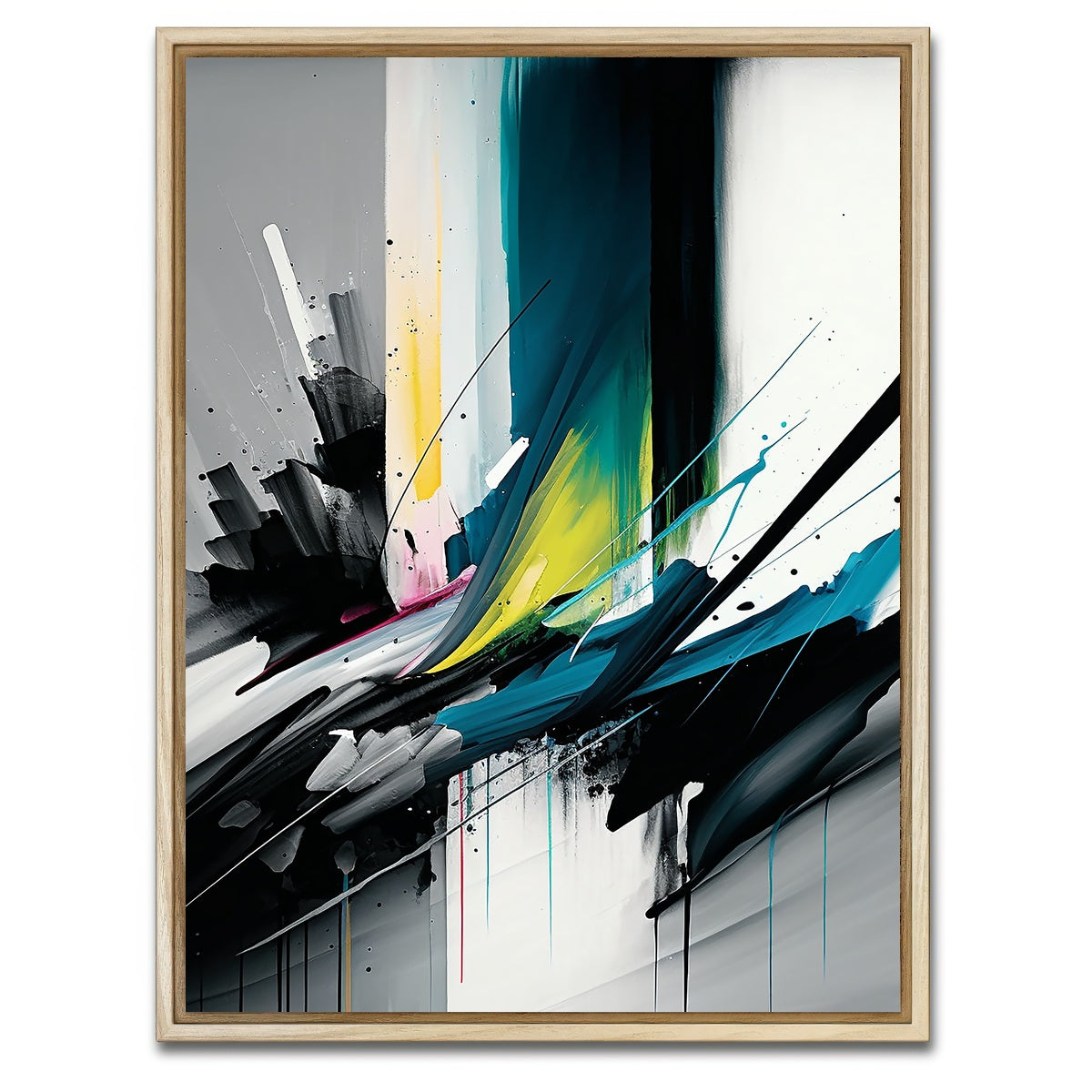 AUTO-MOCKUP WHITE | Granite Waterfall | 1 Piece | Natural Framed Canvas | group=3x4