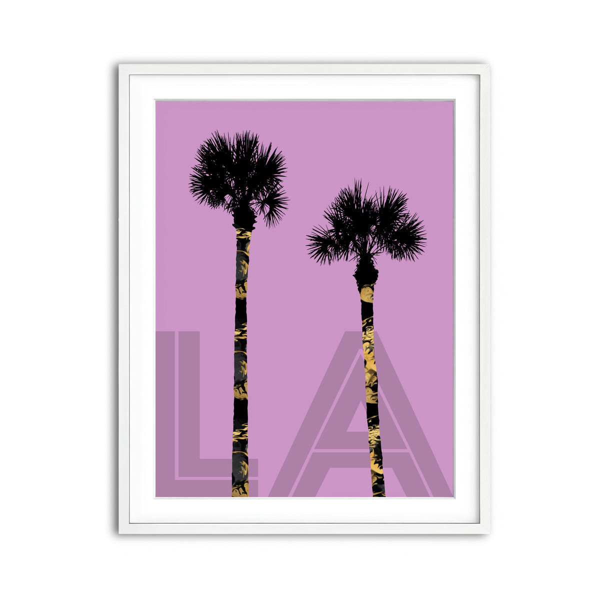 Framed Print 3x4 White