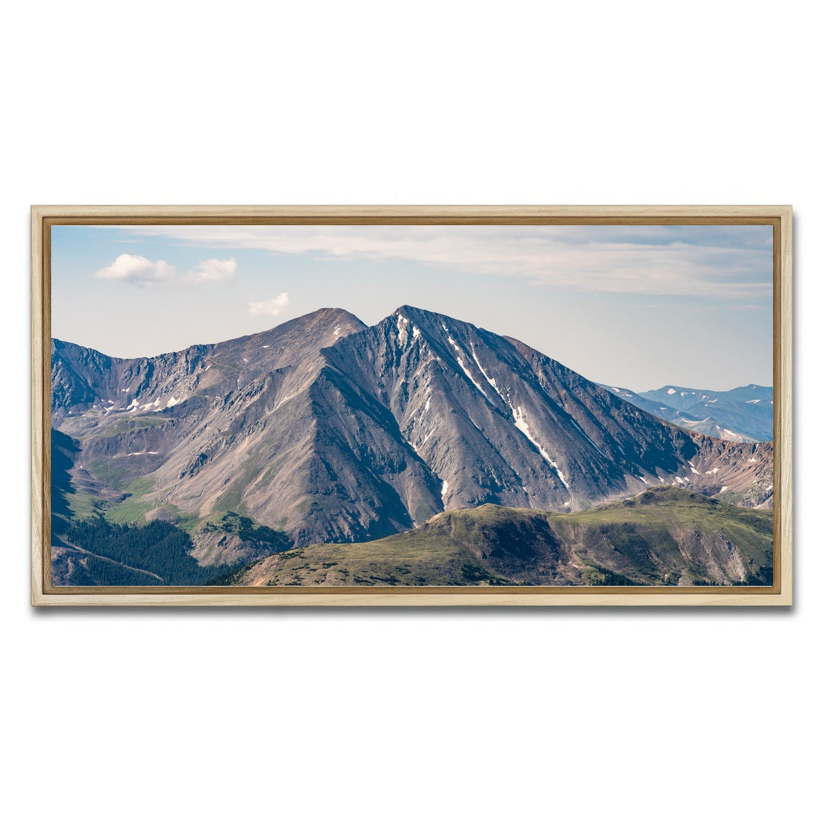 AUTO-MOCKUP WHITE | Grays and Torreys Peak | 1 Piece | Natural Framed Canvas | group=2x1