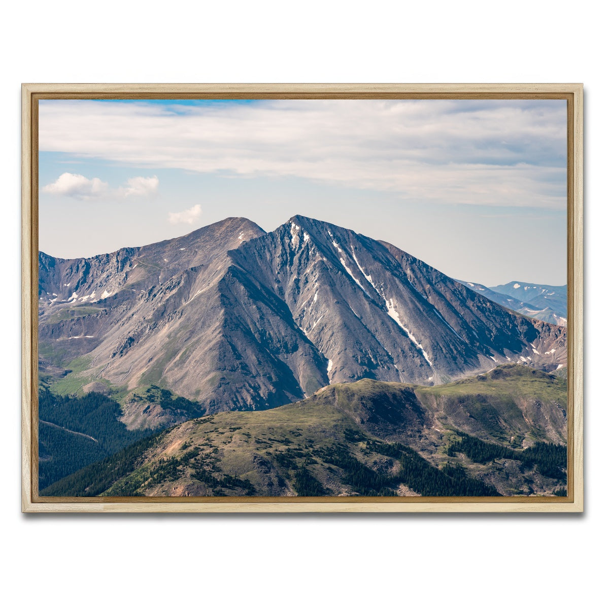 AUTO-MOCKUP WHITE | Grays and Torreys Peak | 1 Piece | Natural Framed Canvas | group=4x3