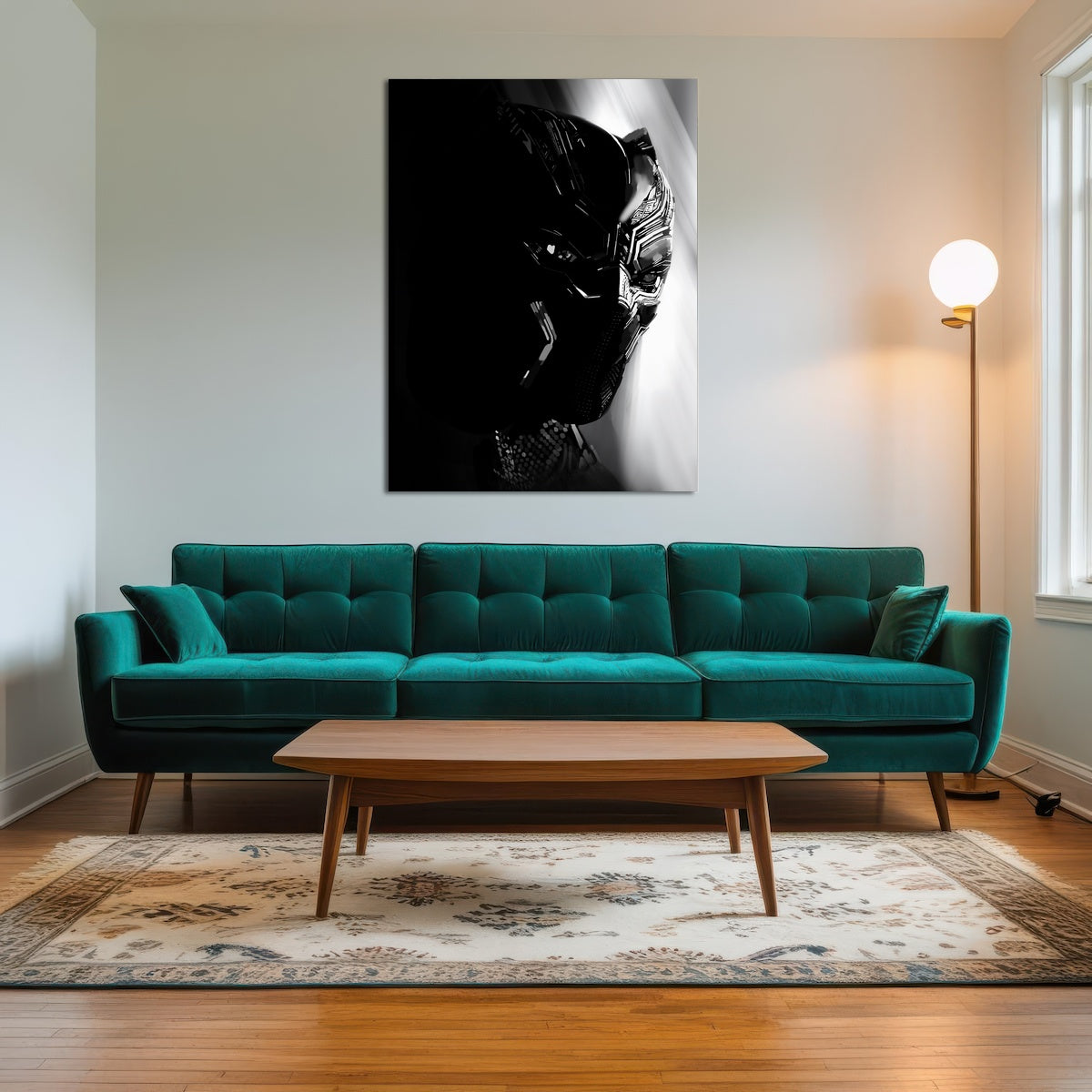 AUTO-MOCKUP ROOM | Grayscale Black Panther