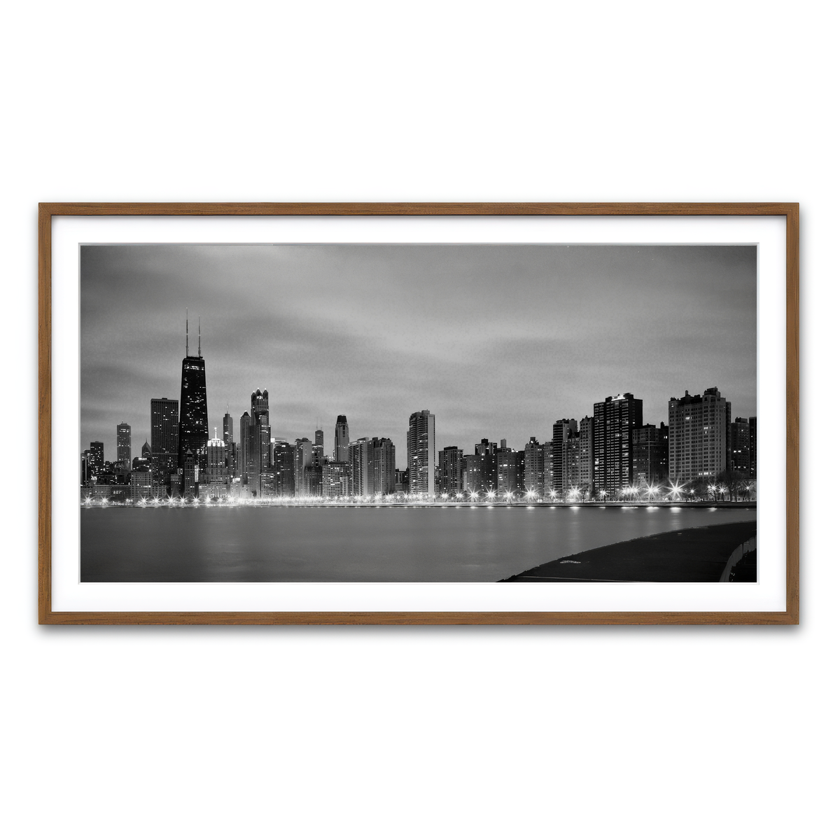 Framed Print 2x1 Walnut