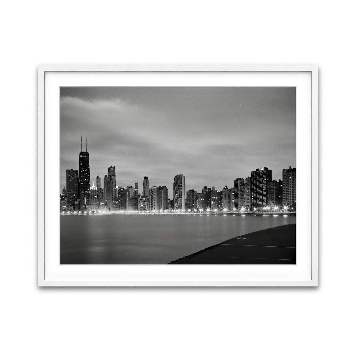 Framed Print 4x3 White