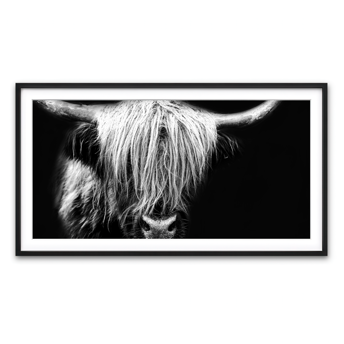Framed Print 2x1 Black