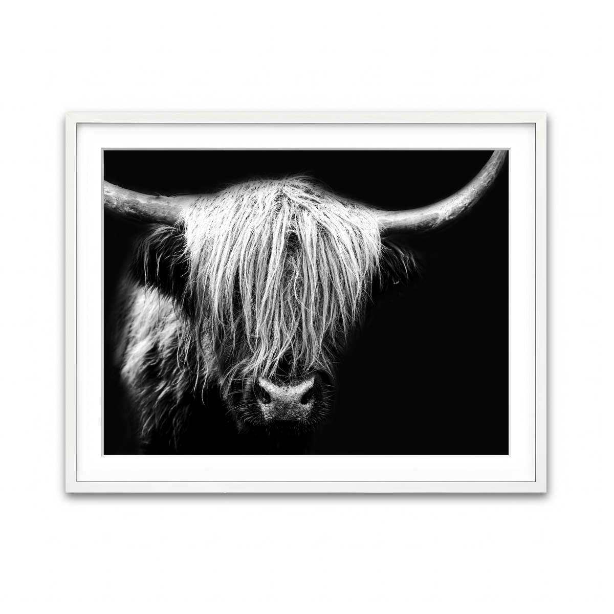 Framed Print 4x3 White
