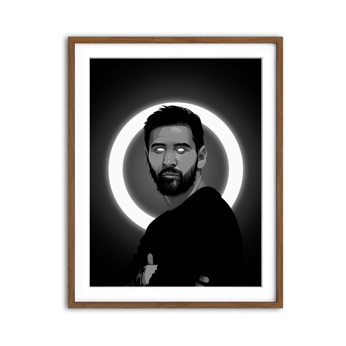 Framed Print 3x4 Walnut