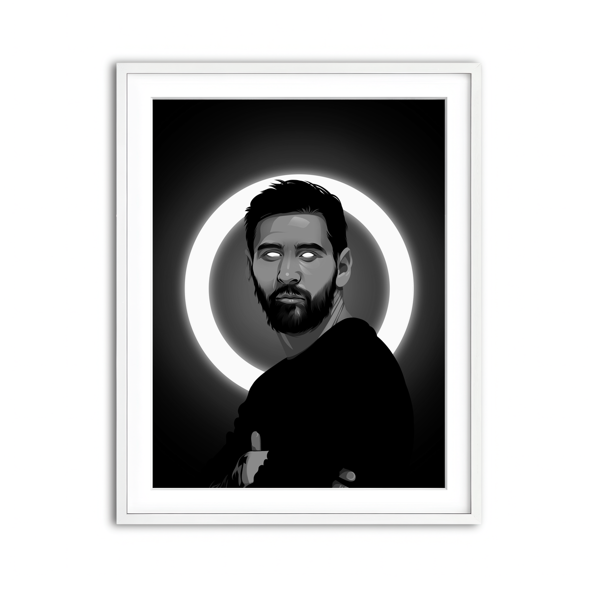 Framed Print 3x4 White