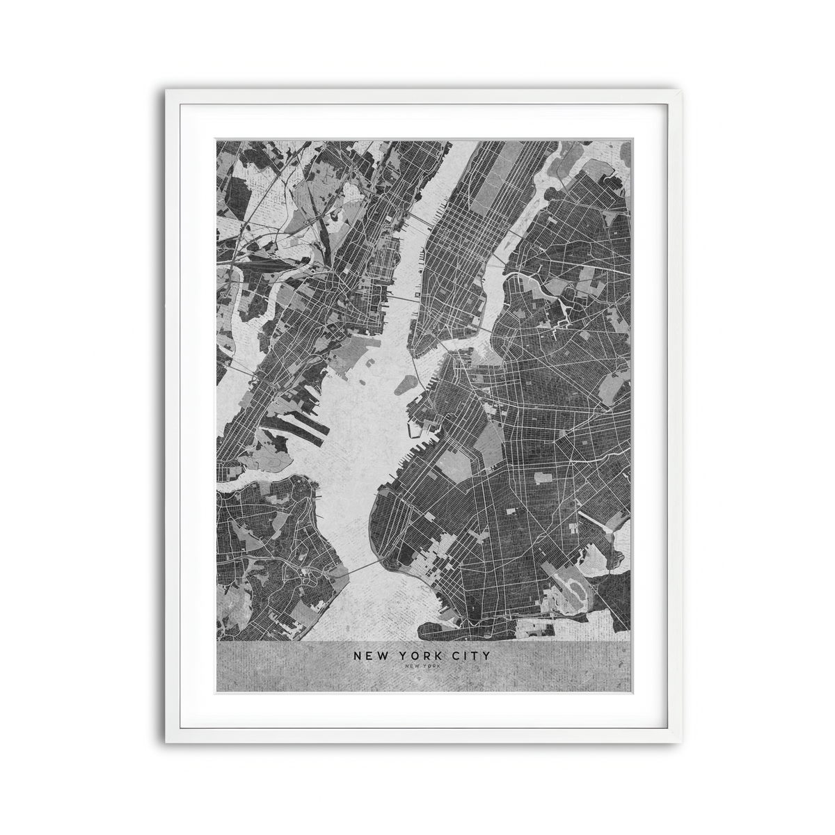 Framed Print 3x4 White