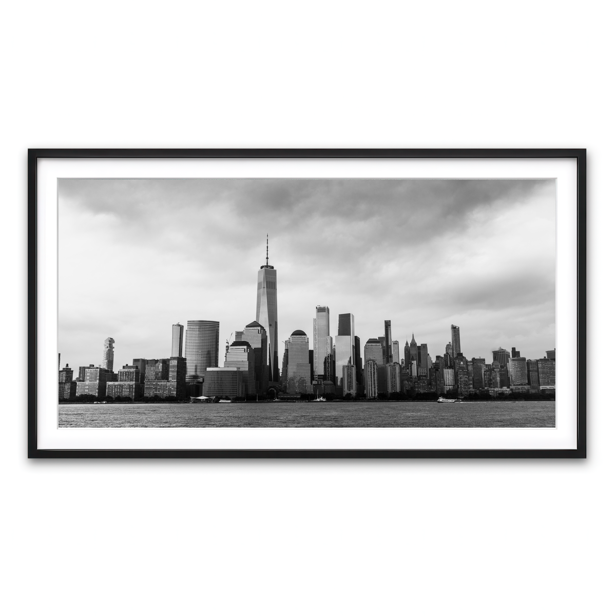 Framed Print 2x1 Black