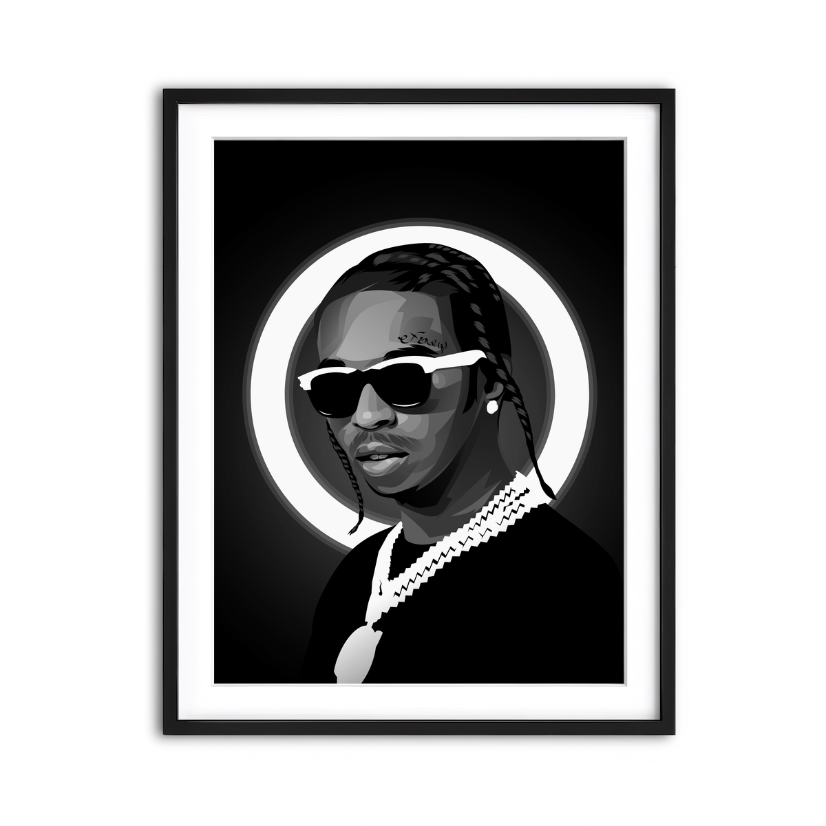 Framed Print 3x4 Black