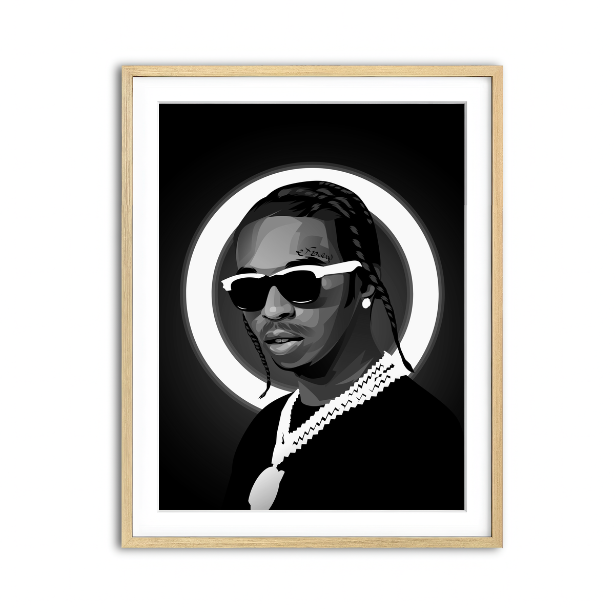 Framed Print 3x4 Natural