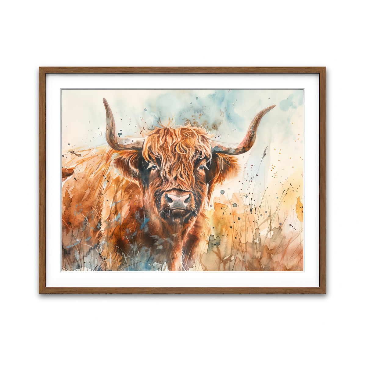 Framed Print 4x3 Walnut