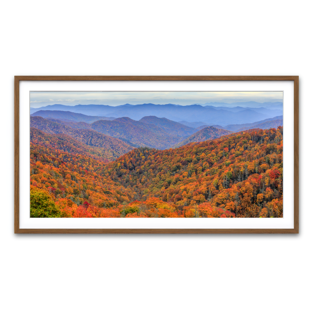 Framed Print 2x1 Walnut