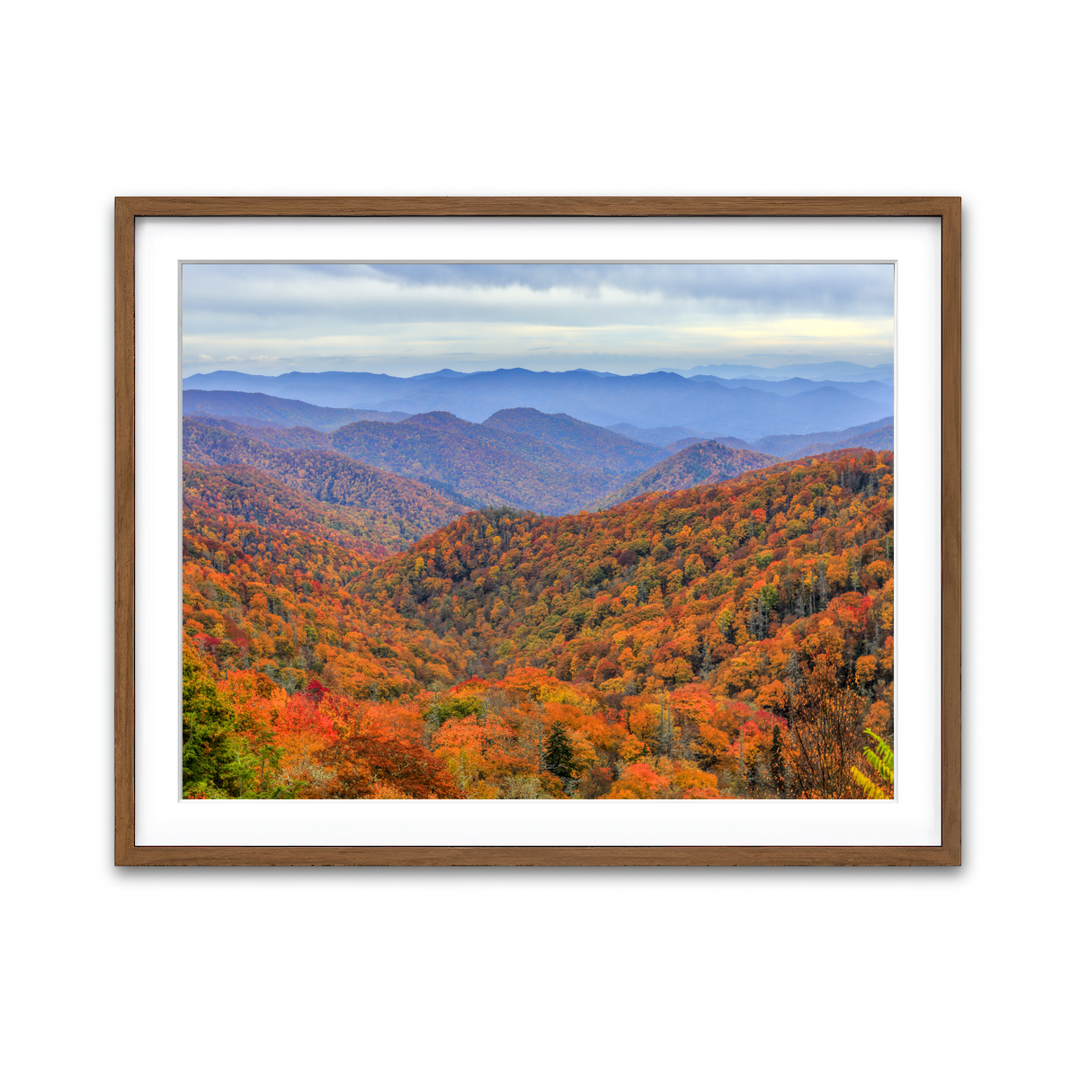 Framed Print 4x3 Walnut