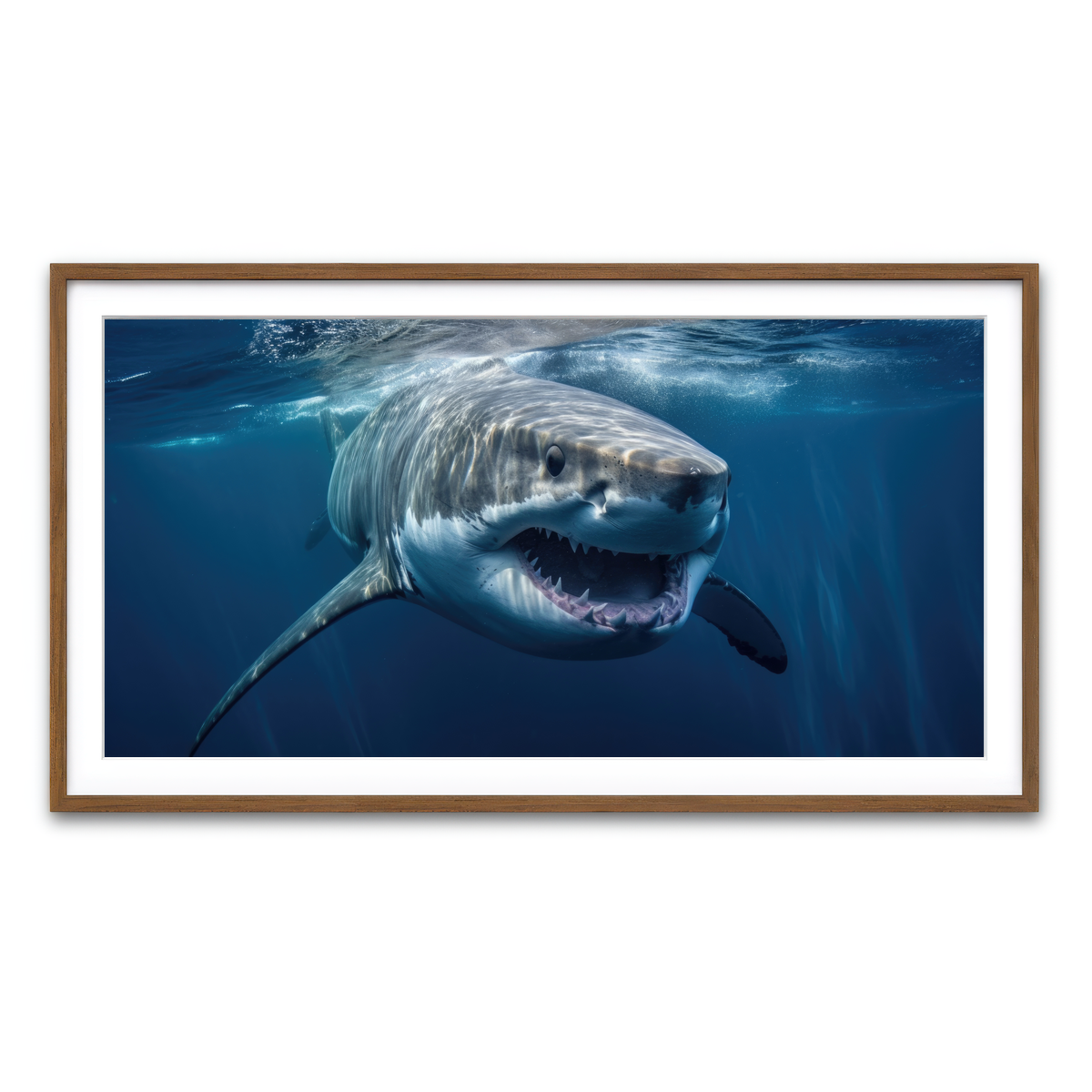 Framed Print 2x1 Walnut