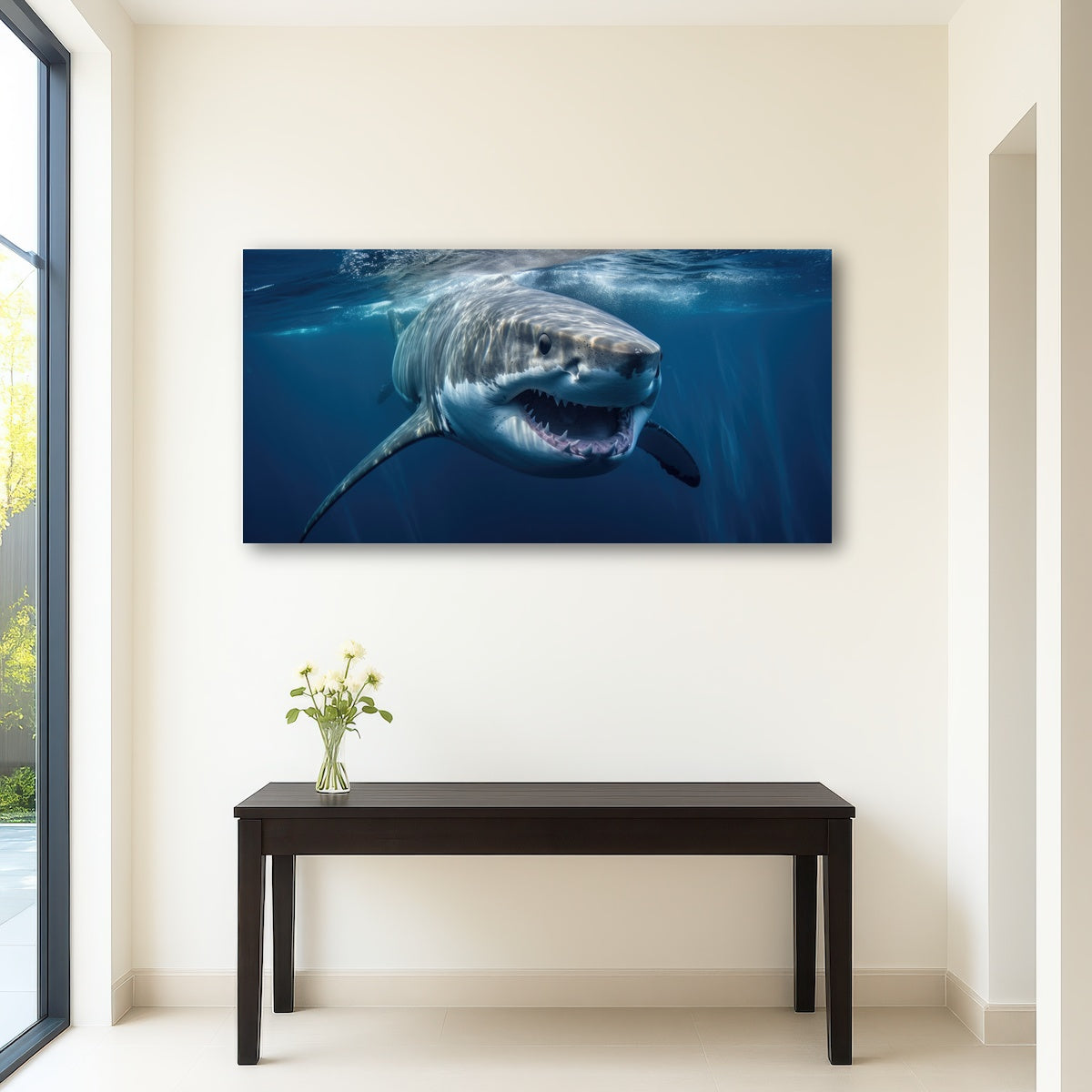AUTO-MOCKUP ROOM | Great White Close Up