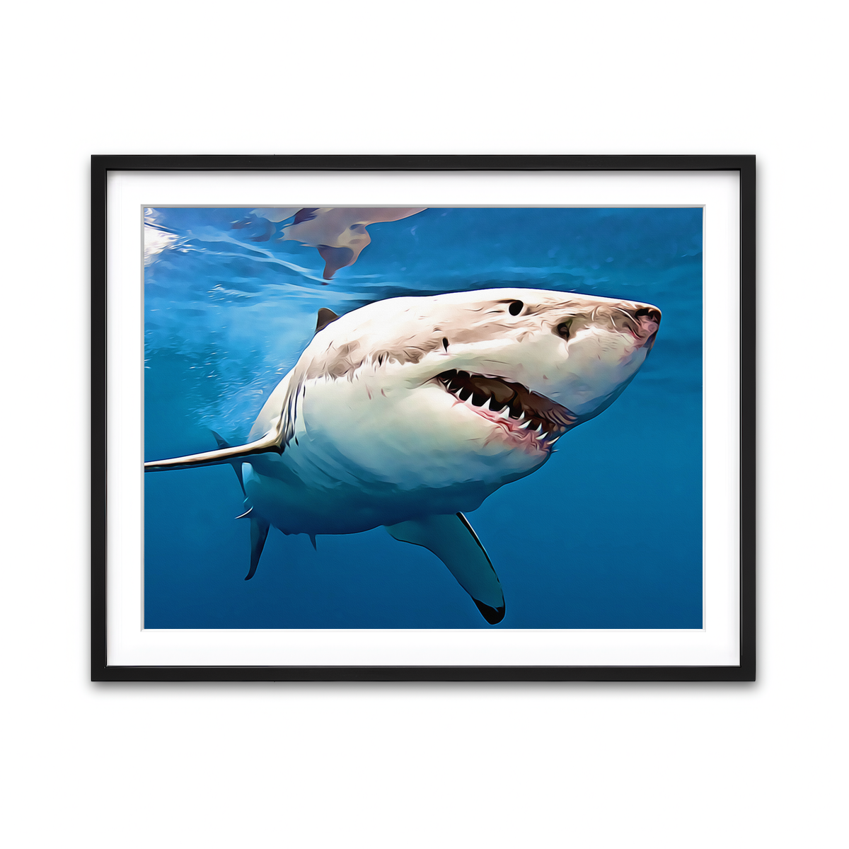 Framed Print 4x3 Black