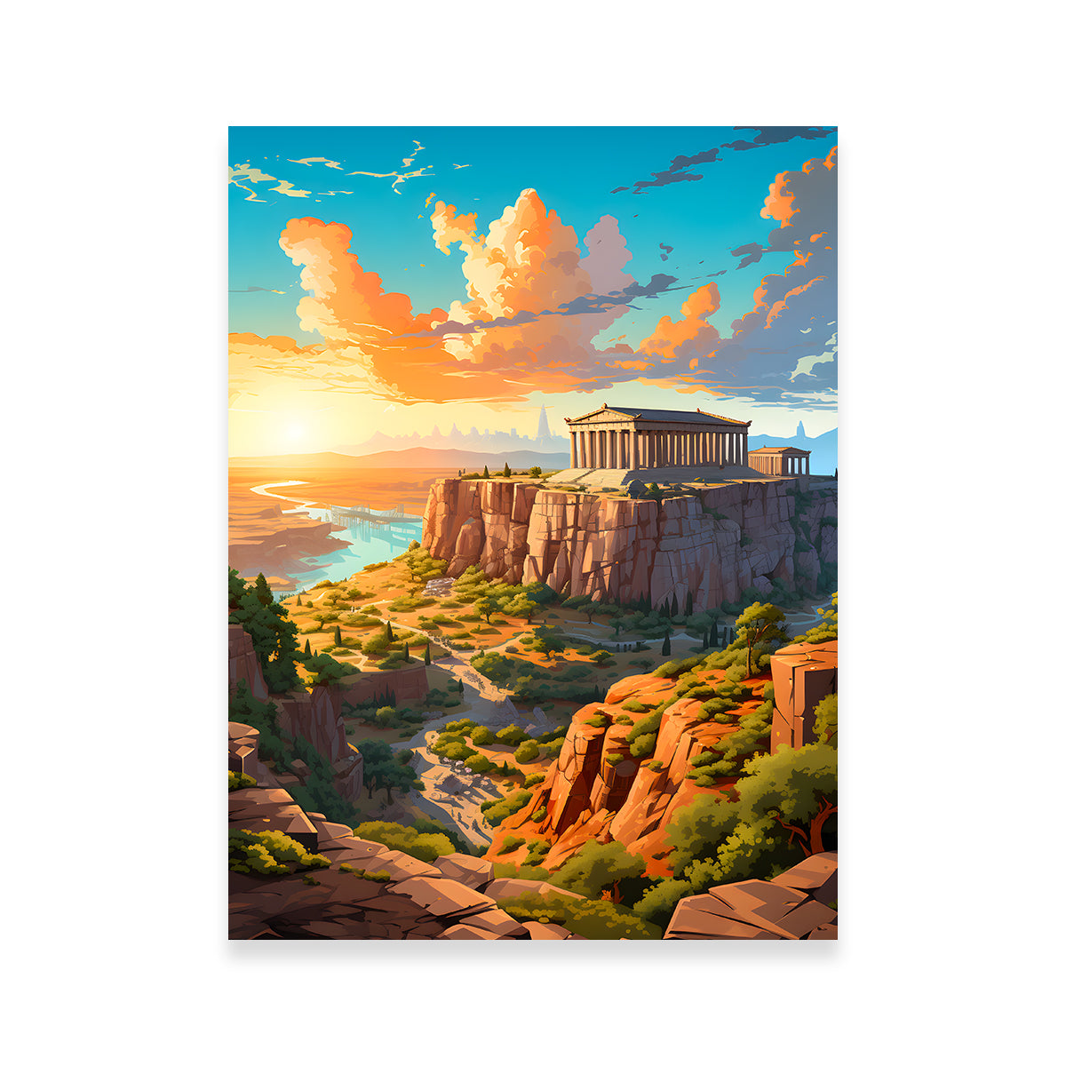 The Parthenon - Athens Wall Art