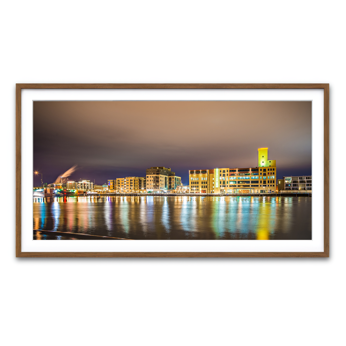 Framed Print 2x1 Walnut