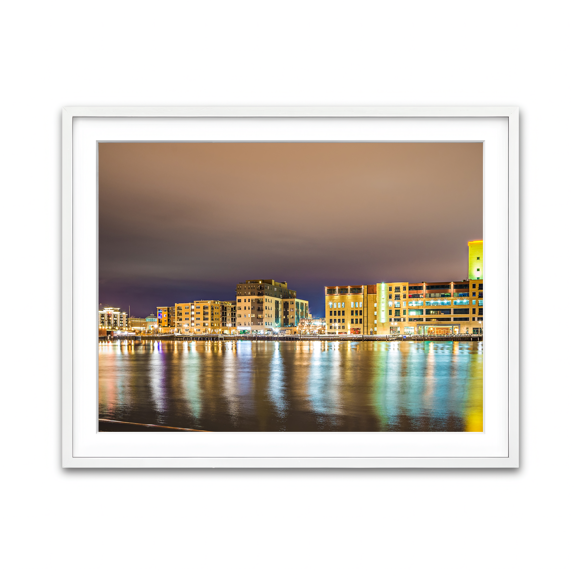 Framed Print 4x3 White