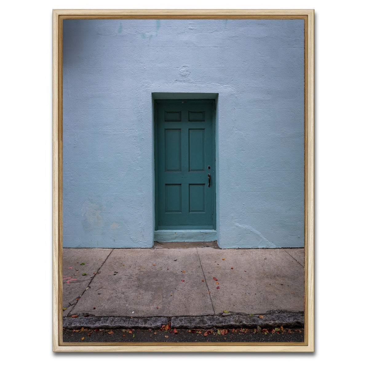 AUTO-MOCKUP WHITE | Green Door | 1 Piece | Natural Framed Canvas | group=3x4