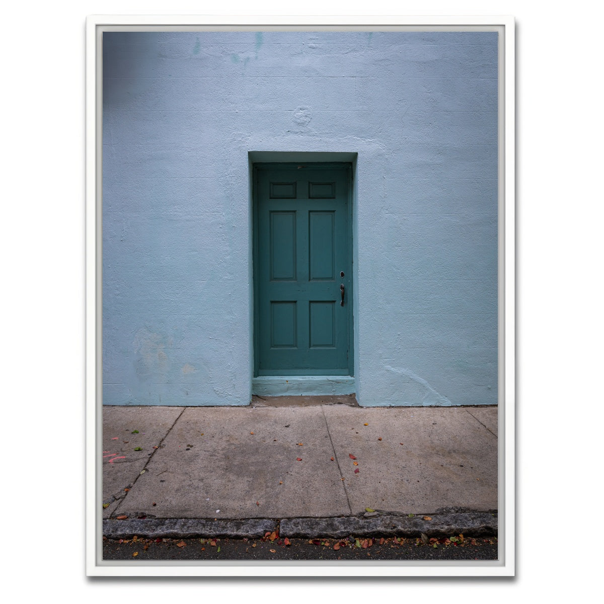 AUTO-MOCKUP WHITE | Green Door | 1 Piece | White Framed Canvas | group=3x4