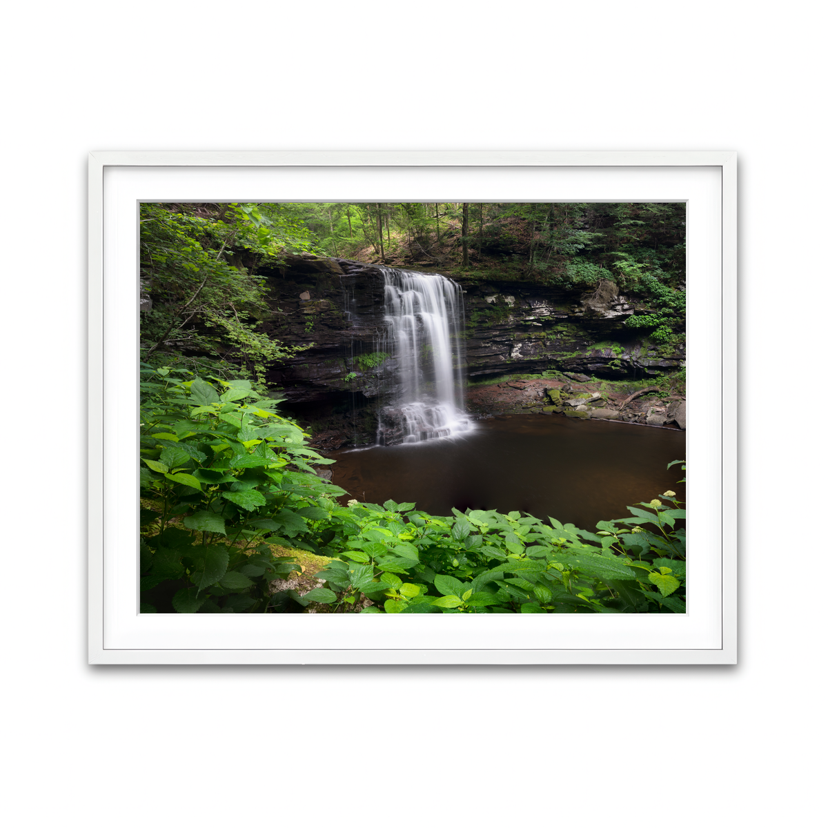 Framed Print 4x3 White