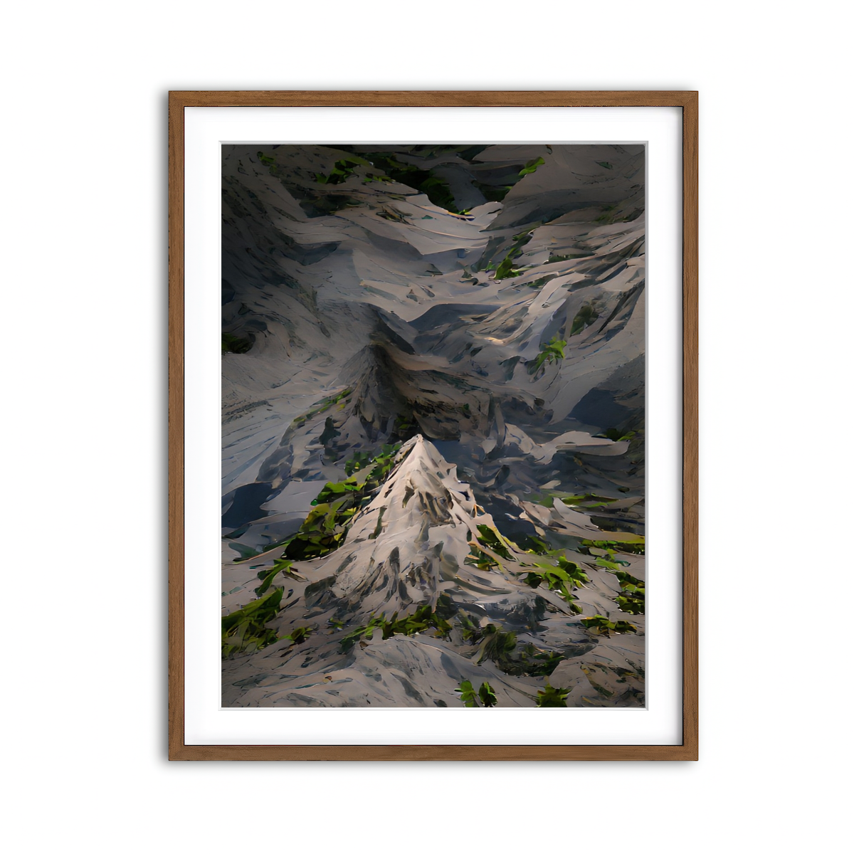 Framed Print 3x4 Walnut
