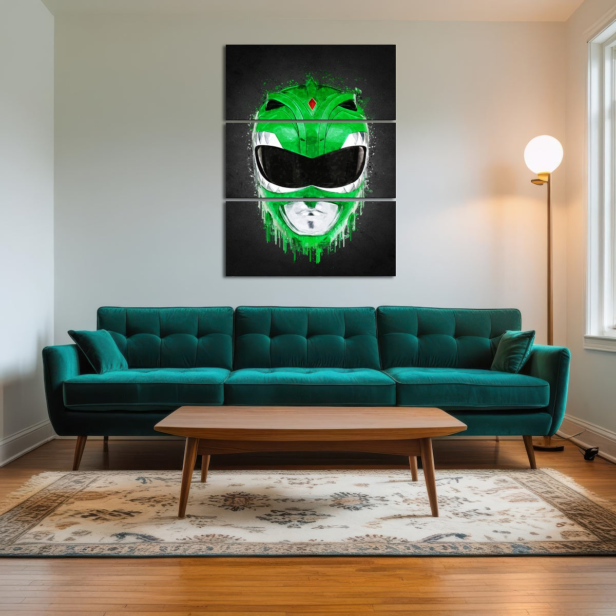 AUTO-MOCKUP ROOM | Green Ranger Portrait