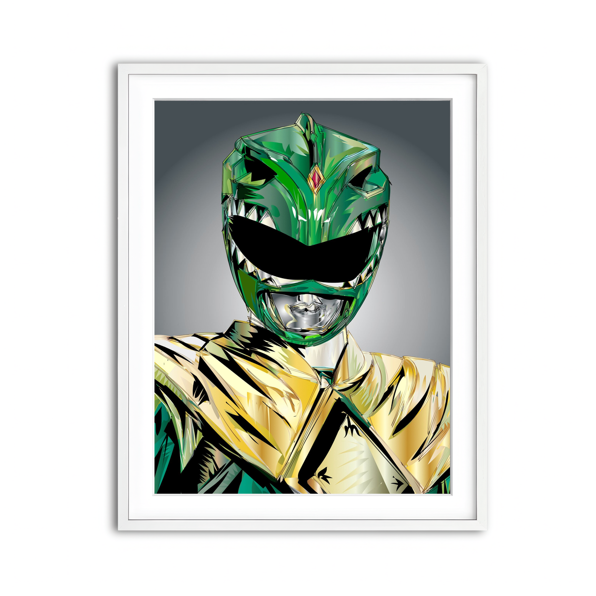 Framed Print 3x4 White