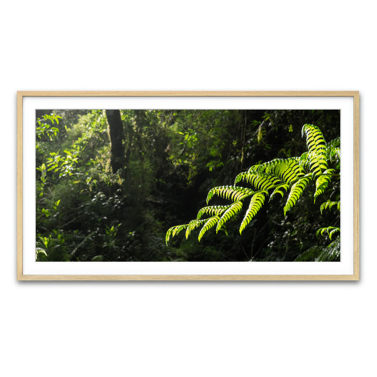 Framed Print 2x1 Natural