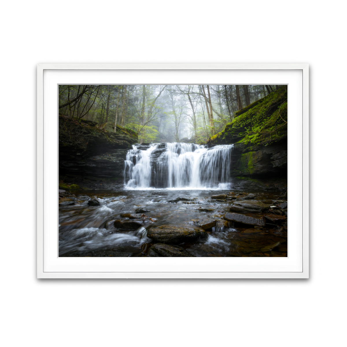 Framed Print 4x3 White