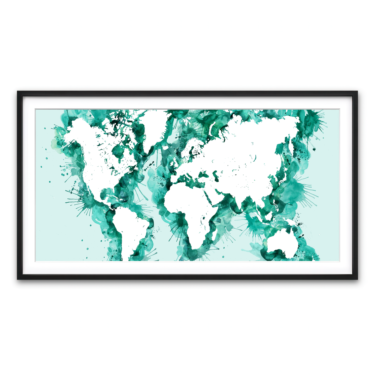 Framed Print 2x1 Black