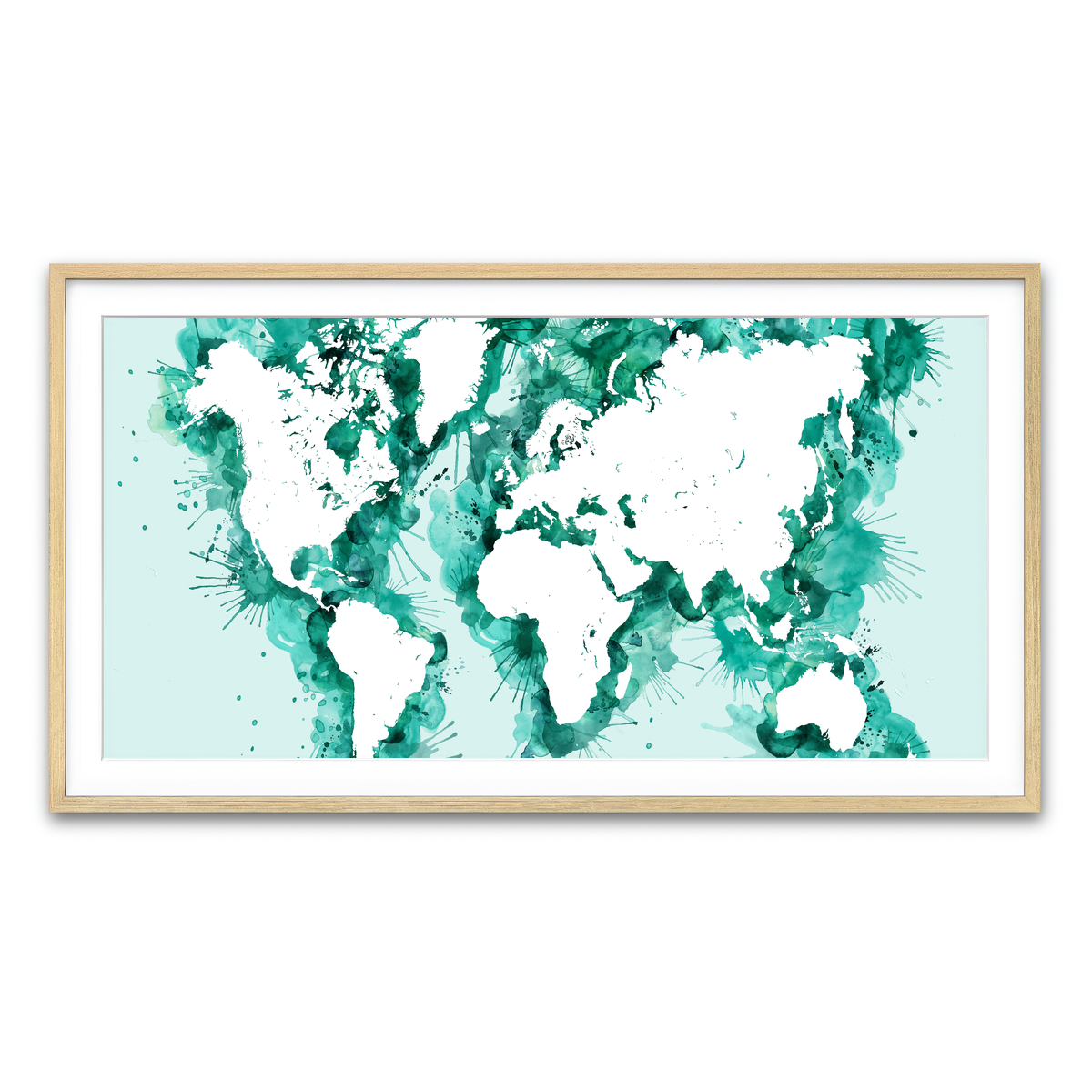 Framed Print 2x1 Natural