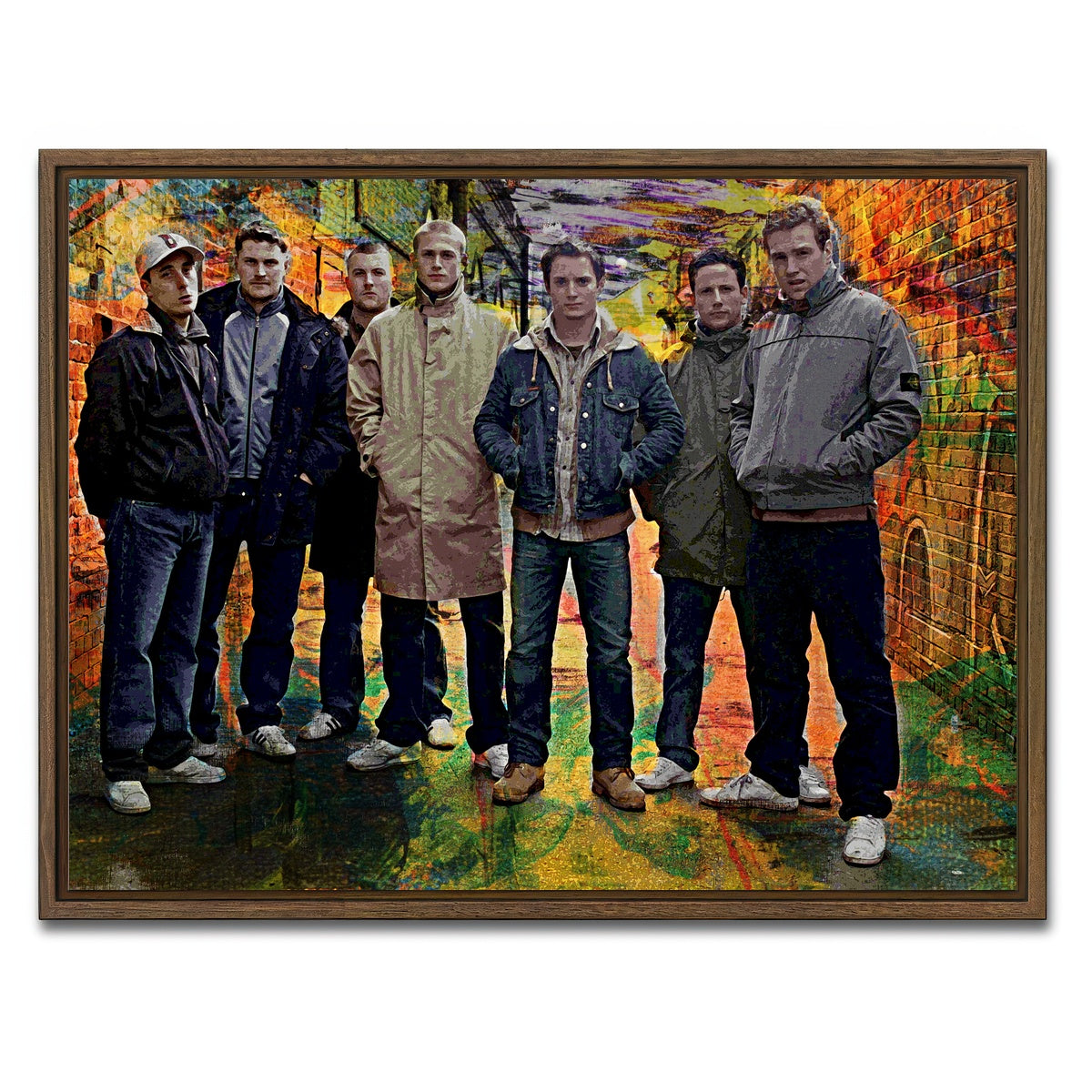 AUTO-MOCKUP WHITE | Green Street Hooligans | 1 Piece | Walnut Framed Canvas | group=4x3