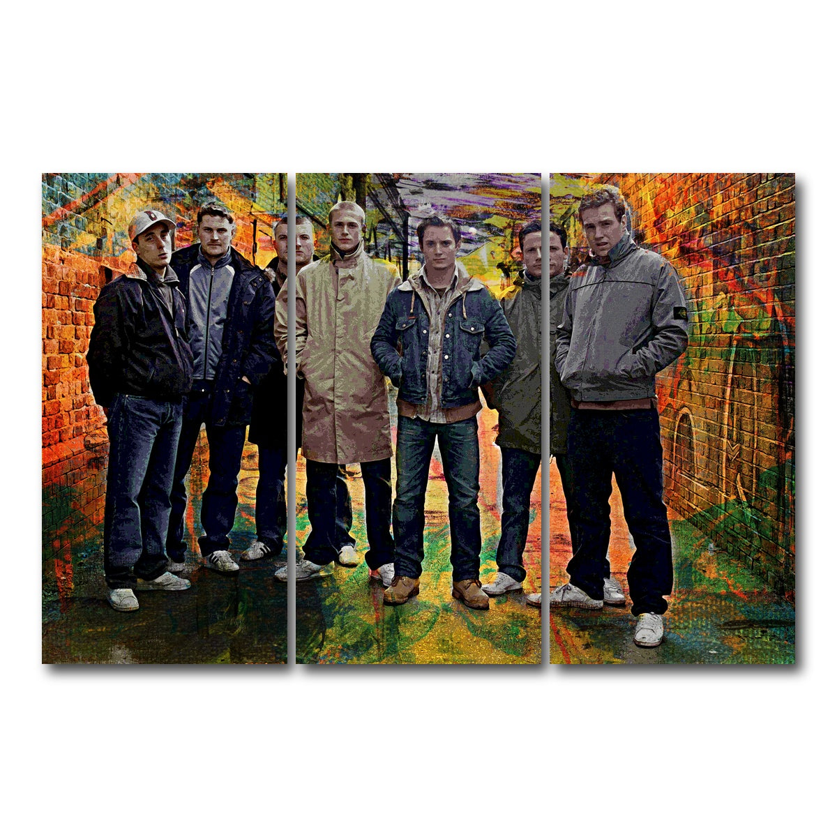 AUTO-MOCKUP WHITE | Green Street Hooligans | 3 Piece | Gallery Wrap Canvas | group=12x24