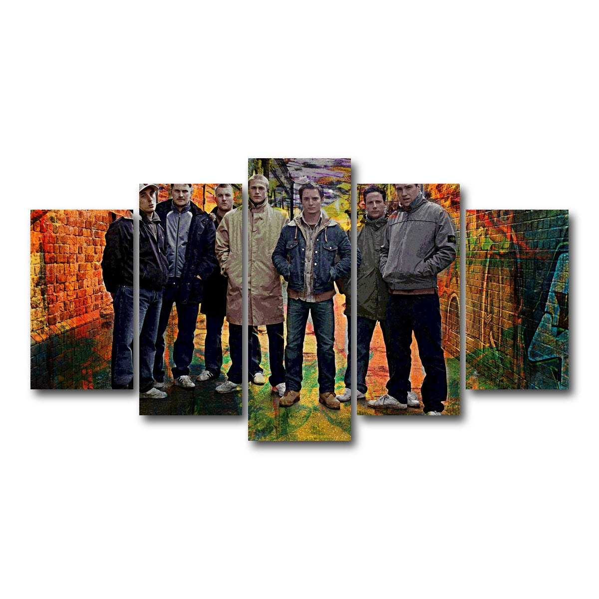 AUTO-MOCKUP WHITE | Green Street Hooligans | 5 Piece | Gallery Wrap Canvas | group=5_normal