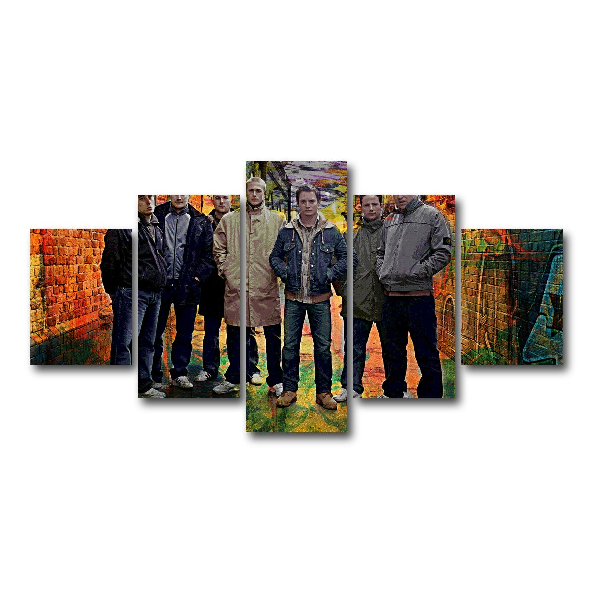 AUTO-MOCKUP WHITE | Green Street Hooligans | 5 Piece | Gallery Wrap Canvas | group=5_short