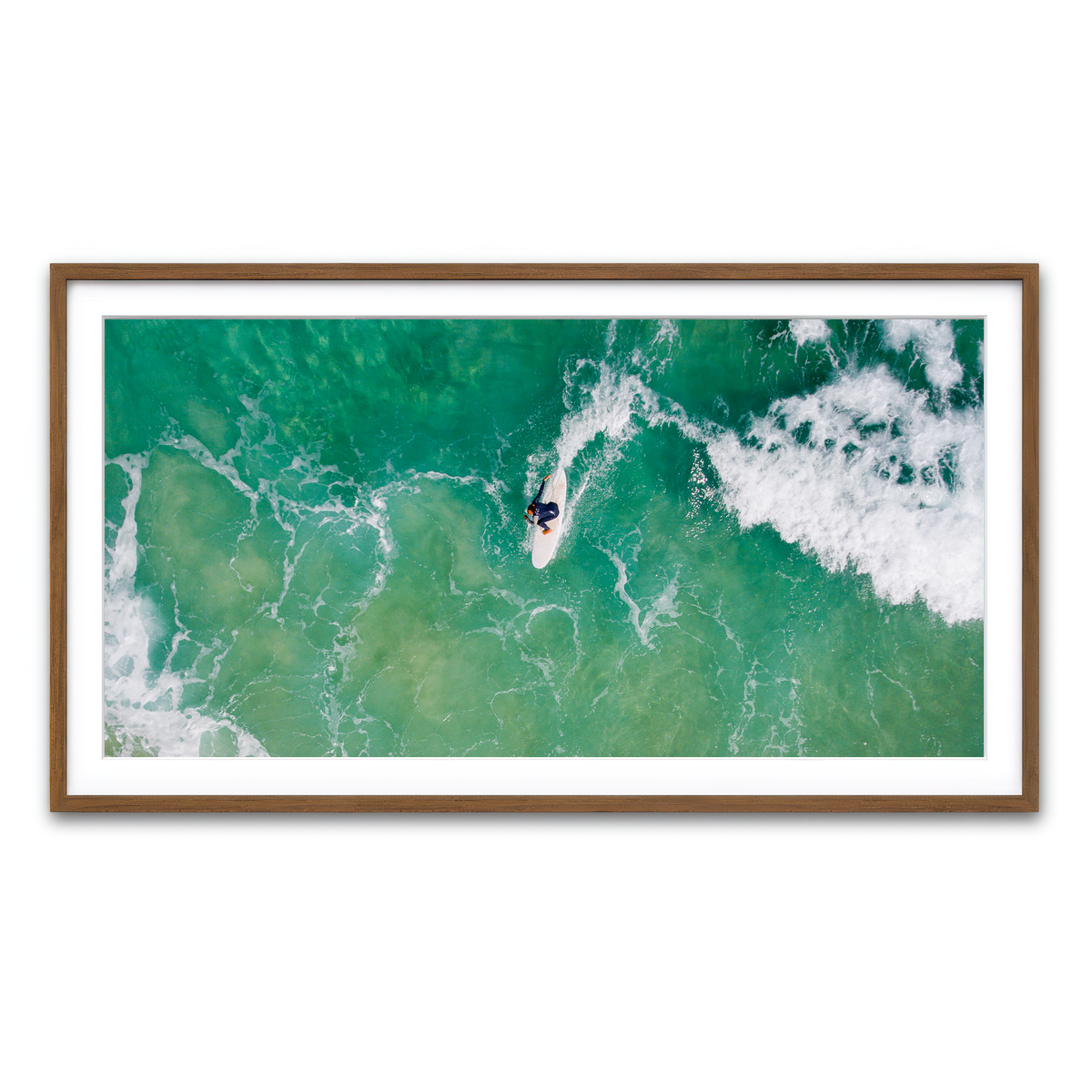 Framed Print 2x1 Walnut