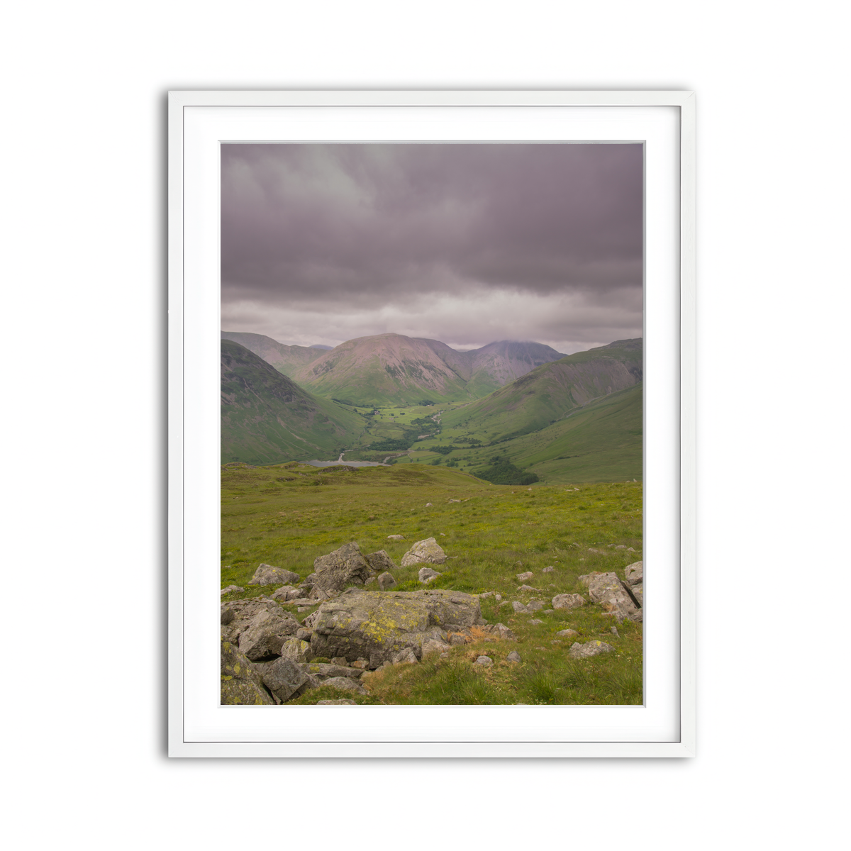 Framed Print 3x4 White