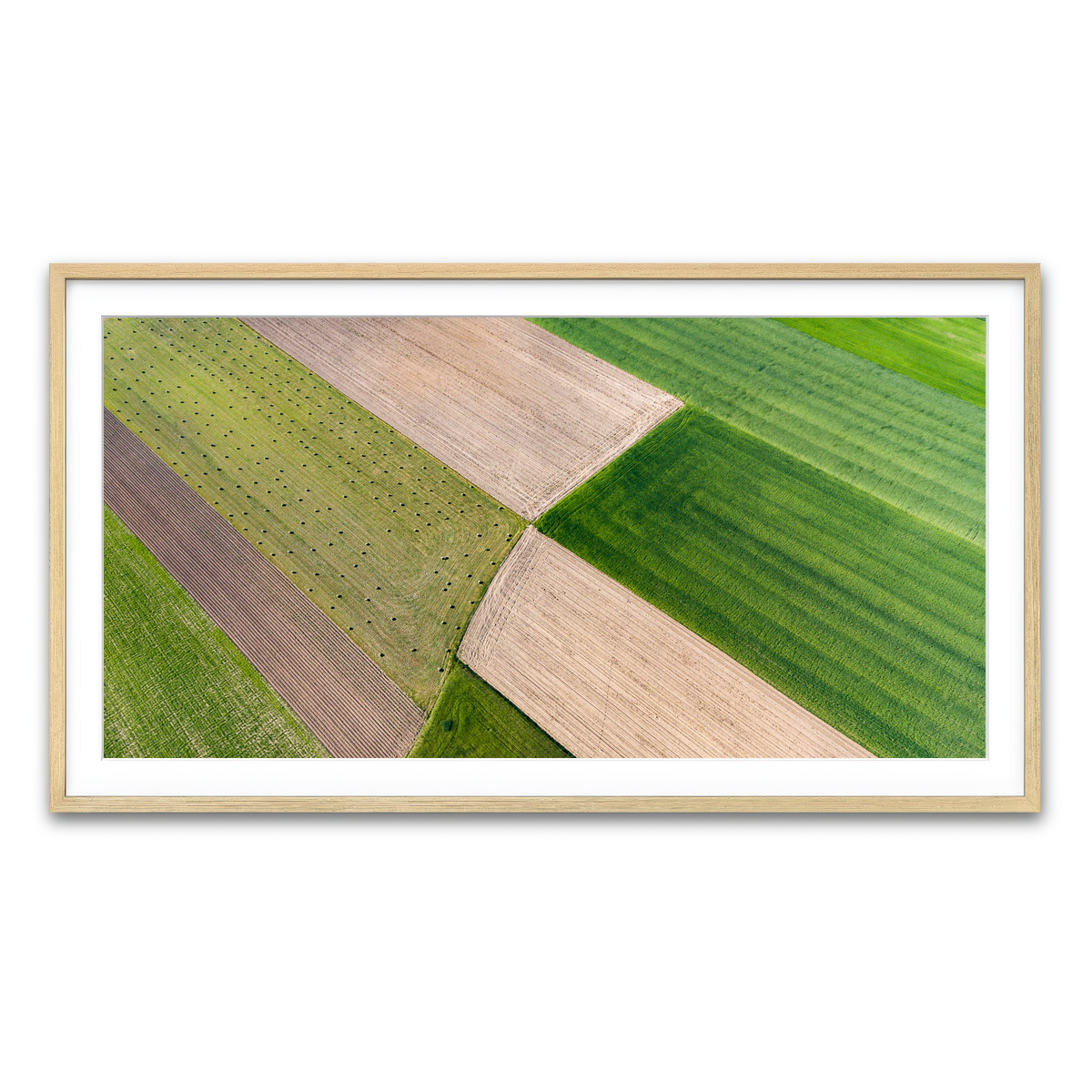 Framed Print 2x1 Natural