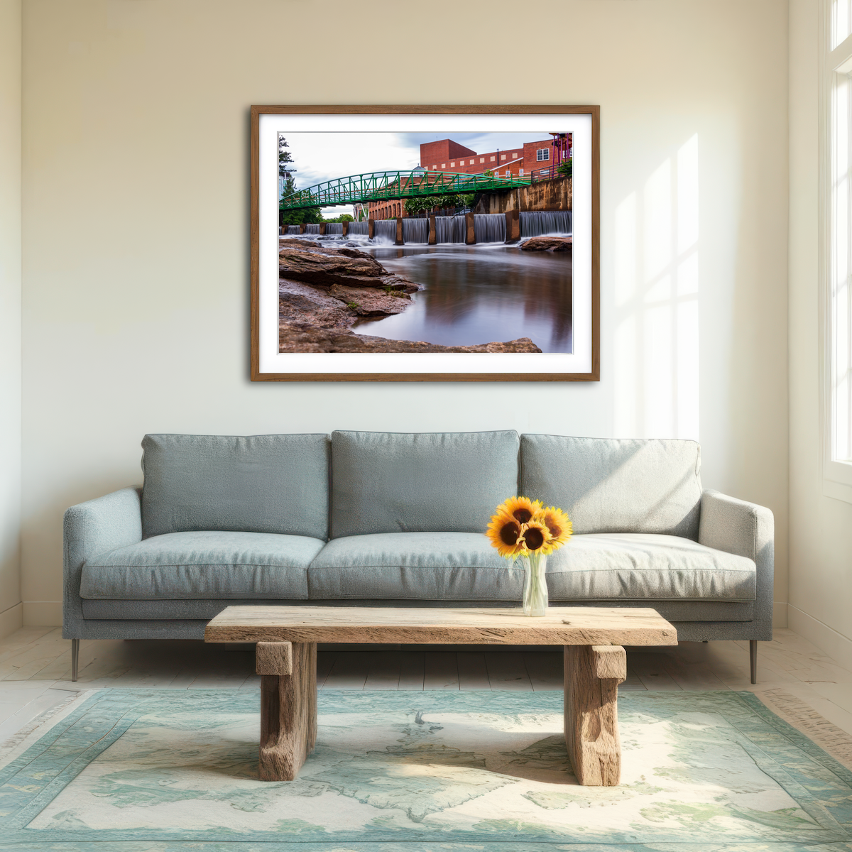 AUTO-MOCKUP ROOM | Greenville South Carolina Wall Art