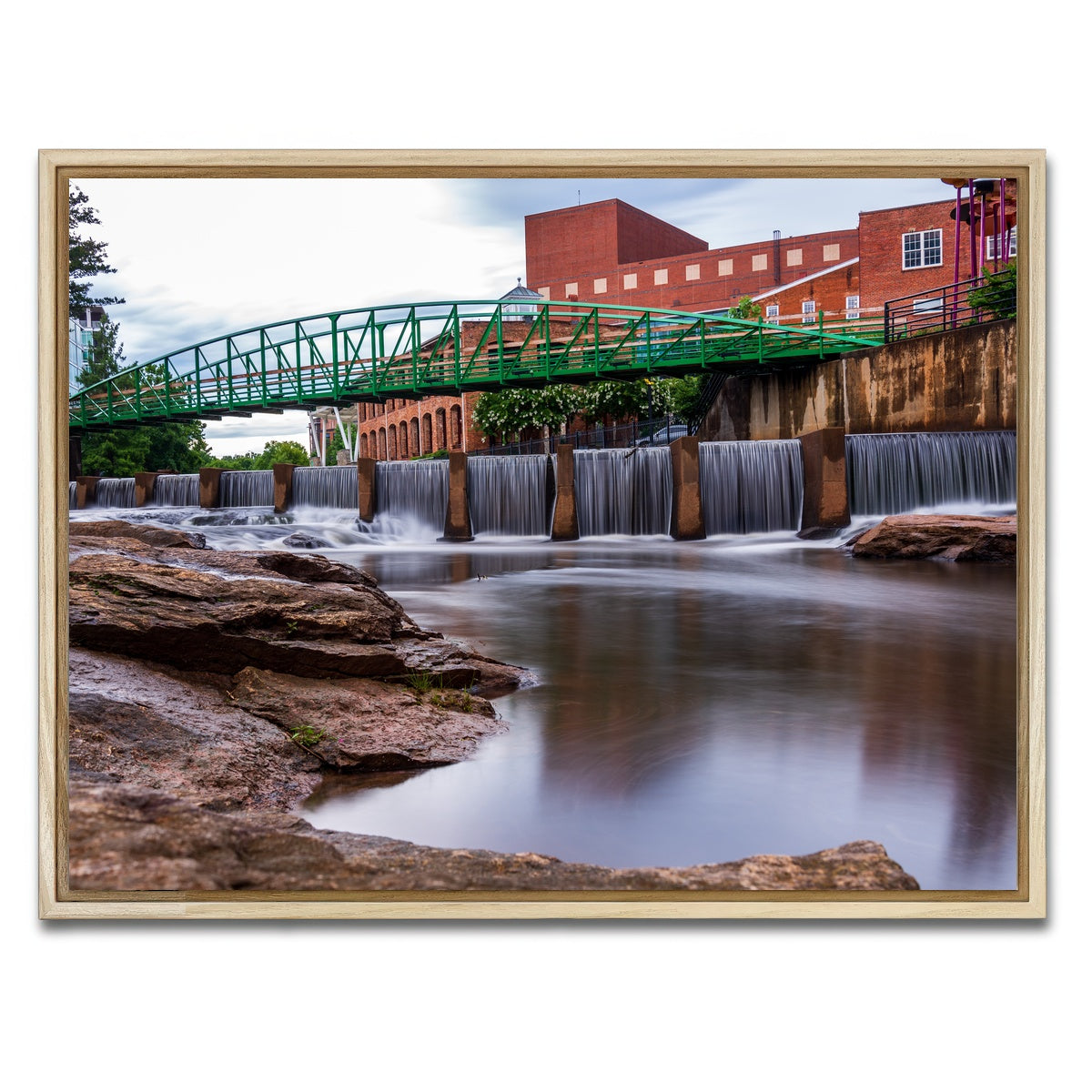 AUTO-MOCKUP WHITE | Greenville South Carolina | 1 Piece | Natural Framed Canvas | group=4x3