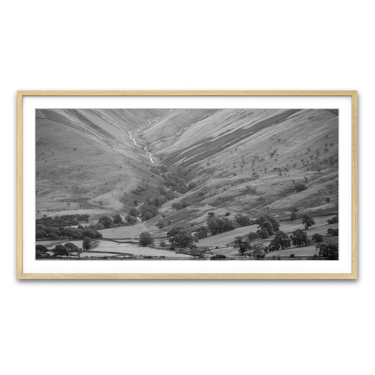 Framed Print 2x1 Natural