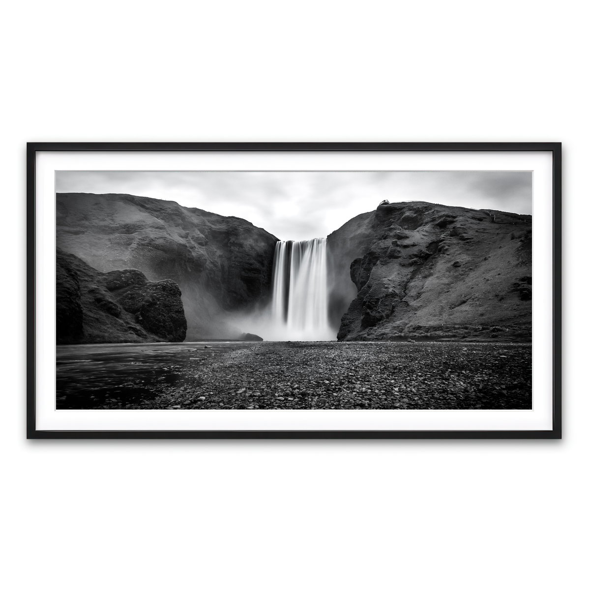 Framed Print 2x1 Black